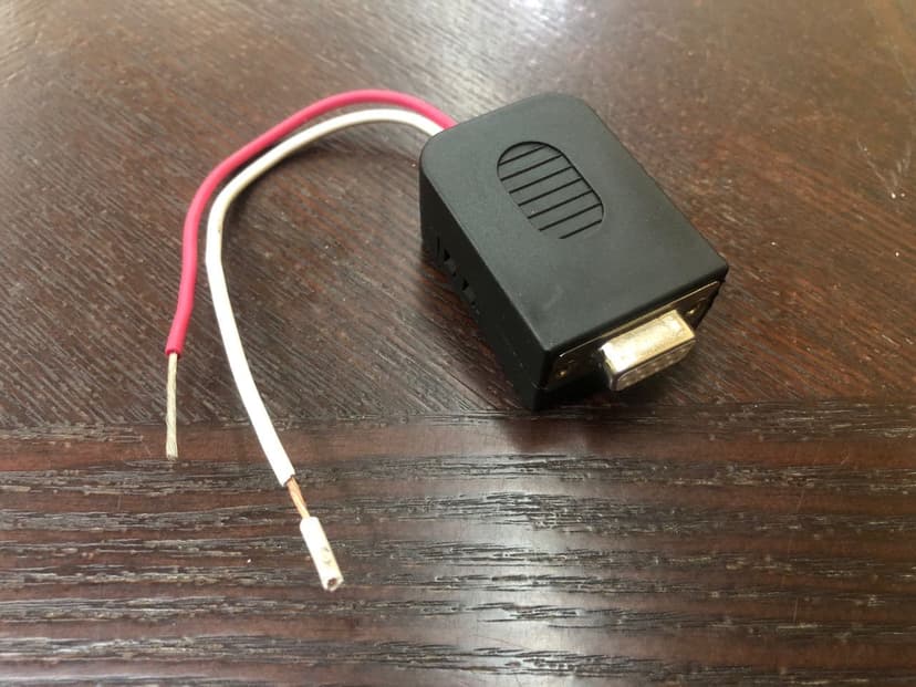 Wiring the serial converter, pin 5