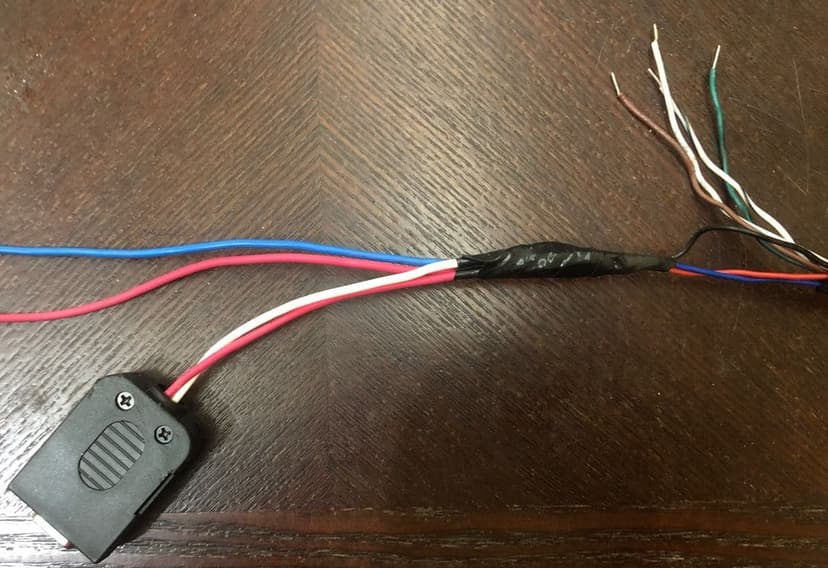 Pin 5 to black wire connection